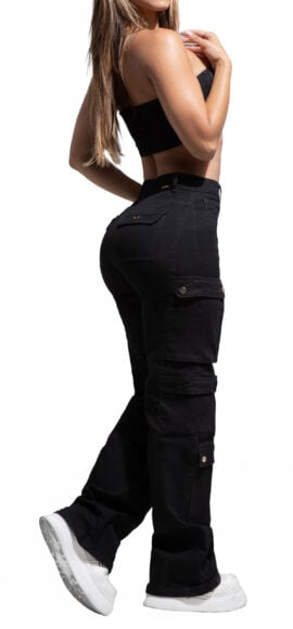 SET CHALECO LEVANTA COLA NEGRO BOTA ANCHA – 64443