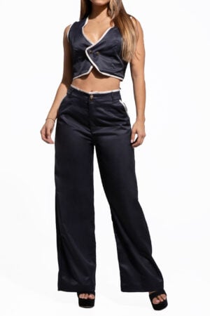 SET CHALECO LEVANTA COLA COLOR NEGRO BOTA ANCHA  – 807931