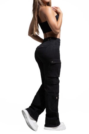 SET CHALECO LEVANTA COLA NEGRO BOTA ANCHA – 64443