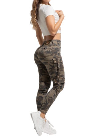 JEANS LEVANTA COLA CAMUFLADO VERDE – 80819