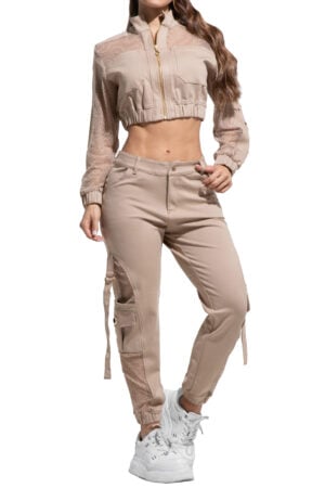 SET CHALECO LEVANTA COLA AZUL CAMEL BOTA ANCHA  – 64447